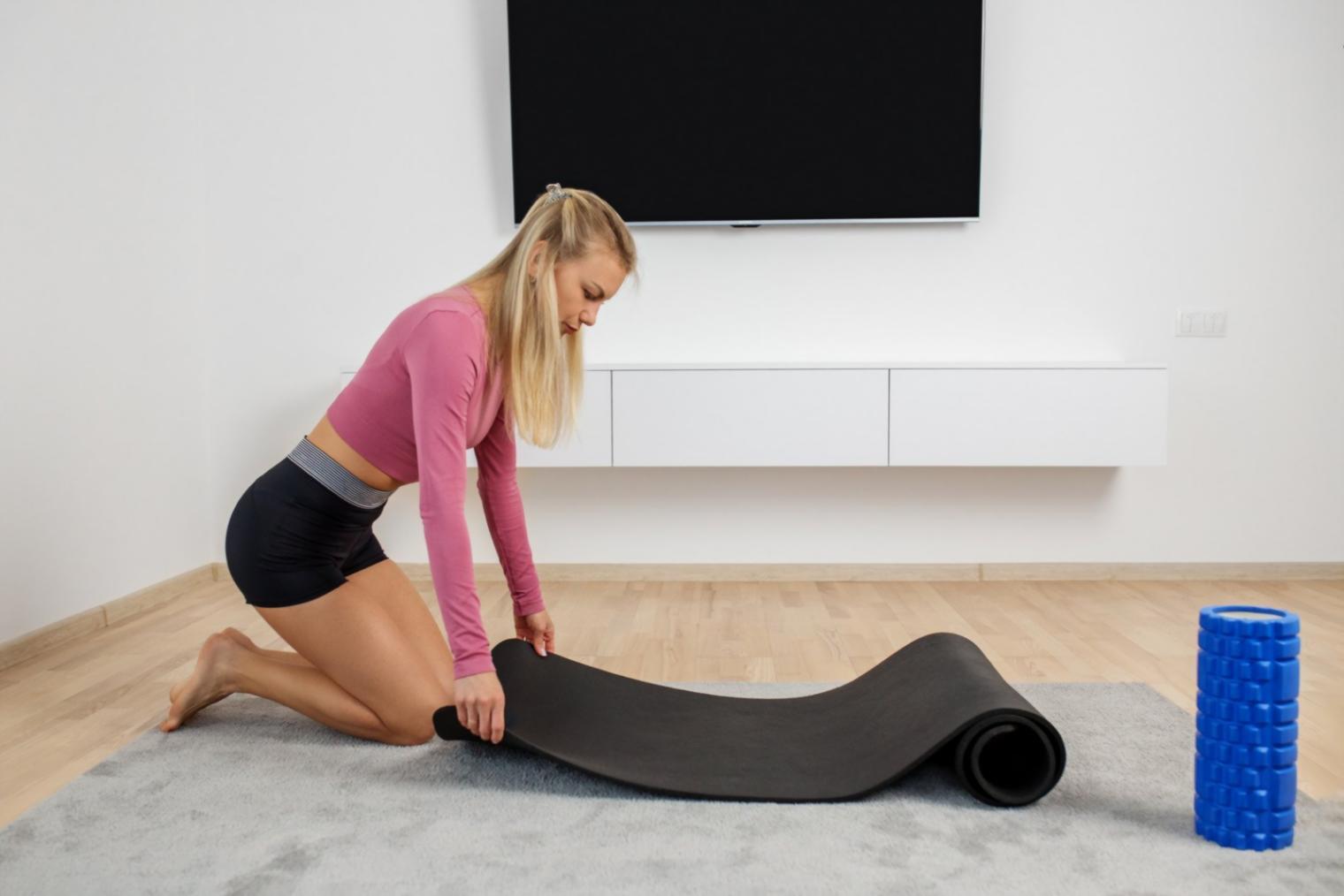 Students practicing acceptance-based yoga modifications in comfortable environment