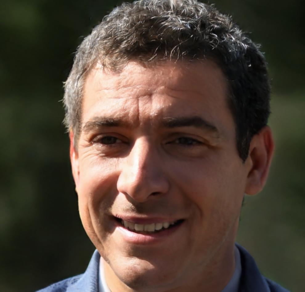 Portrait of international yoga student